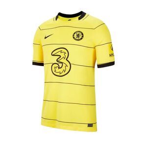 Chelsea FC Nike Jersey Away Breathe Stadium Yellow Premier League Mens Size‎ L